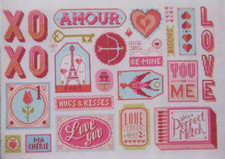 Stickvorlage love amour gebraucht kaufen  Wuppertal