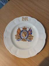 Coronation plate h.m for sale  CULLOMPTON