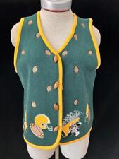 Colete feminino Green Bay Packers tamanho S bordado futebol botão para cima Chris Banks, usado comprar usado  Enviando para Brazil