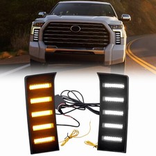 Faro antiniebla delantero LED DRL luces de circulación diurna para Toyota Tundra 2022-2025 segunda mano  Embacar hacia Mexico