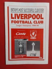 Liverpool brochure 1989 for sale  BEVERLEY