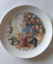 Assiette porcelaine deco d'occasion  Broons