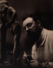 De Colección Edward Steichen Impresión Henri Matisse Artista Grabado Retrato 1909 Estera 12x14 segunda mano  Embacar hacia Mexico