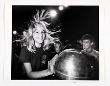 1986 Miami Museum of Science FL Van De Graaff gerador eletrostático foto vintage comprar usado  Enviando para Brazil