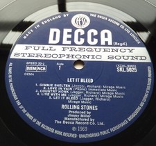 Usado, The Rolling Stones - Let It Bleed // UK '69 Stereo LP Decca Poster Top comprar usado  Enviando para Brazil