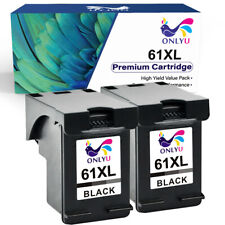 Cartucho de tinta negra 61XL 2PK para impresora HP Deskjet 1000 1050 1055 2050 3050, usado segunda mano  Embacar hacia Argentina