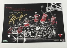 Foto autografada 8x10 de Michael Jordan #23 Chicago Bulls autografada certificado de autenticidade holograma comprar usado  Enviando para Brazil