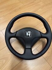 Volante esportivo Honda Civic Ep2 2001-05 EDM JDM couro recondicionado OEM comprar usado  Enviando para Brazil