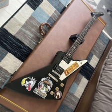 Guitarra elétrica Gibson Explorer 76 reedição ébano 2002 Seymour Duncan atualizada comprar usado  Enviando para Brazil