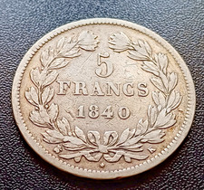 Moneta 1840 franchi usato  Vicenza