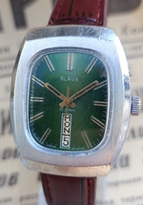 Relógio de pulso mecânico soviético raro vintage SLAVA FRIDGE 2428 26J URSS 1970s comprar usado  Enviando para Brazil