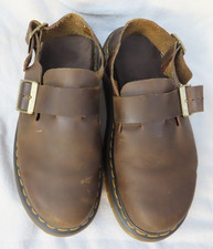 Sapatos masculinos de couro Dr. Martens tamanho 10 Jorge II Slingback Mule Brwon nobuck, usado comprar usado  Enviando para Brazil