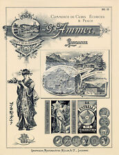 Tipografía decorativa y diseño impreso 1891 intercambio de patrones gráficos #E641 segunda mano  Embacar hacia Mexico