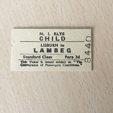 Irish. railway. ticket for sale  WOLVERHAMPTON