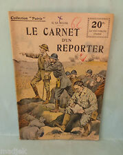 Document carnet reporter d'occasion  Expédié en Belgium