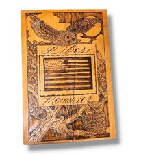 Handmade wood burned for sale  Fresno