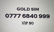 Gold sim card for sale  LONDON