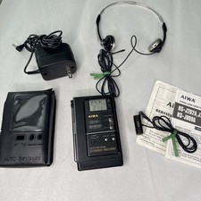 Gravador cassete rádio estéreo Aiwa vintage HS J202M com fones de ouvido extras comprar usado  Enviando para Brazil
