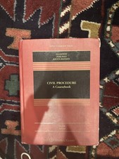 Civil procedure coursebook for sale  Boston