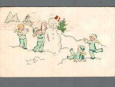 Bambini pupazzo neve usato  Asti