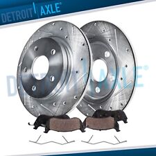 Pastilhas de freio traseiras perfuradas rotores de freio a disco para Ford Escape Fusion Lincoln MKC MKZ comprar usado  Enviando para Brazil