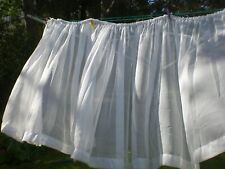 Tüllgardine weiß muster gebraucht kaufen  Kassel