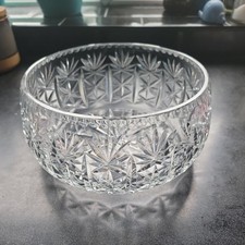 Heavy cut glass for sale  SWANSEA