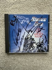 Status Quo NO EXÉRCITO AGORA CD ASSINADO RICK PARFITT, FRANCIS ROSSI e banda  comprar usado  Enviando para Brazil