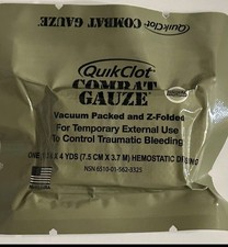 Pack quikclot combat for sale  Irving