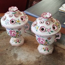 Paire bouquetieres ceramique d'occasion  Yffiniac