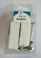 Schrankverbinder weiß 2stück gebraucht kaufen  Lübeck