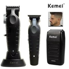 Kit cortador de cabelo Kemei KM-2296 KM-2299 KM-1102 barbeador elétrico masculino aparador de cabelo comprar usado  Enviando para Brazil