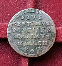 Mezzo baiocco 1802 usato  Pescara