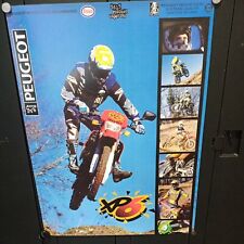 Ancien poster peugeot d'occasion  Porcelette
