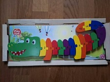Zahlen krokodil holzspielzeug gebraucht kaufen  Radebeul