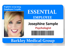 Essential worker card for sale  Westland