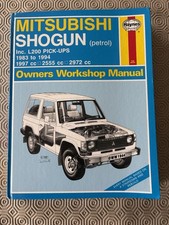 Mitsubishi shogun haynes for sale Mitsubishi shogun haynes for sale  BARNSTAPLE