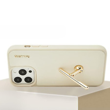 Capa de couro iPhone 13 Pro com suporte - Bonita capa iPhone 13 Pro ouro bronzeado creme comprar usado  Enviando para Brazil