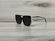 Usado, Óculos de sol Prada PR 15WS preto e talco com lente cinza - Envio agora! comprar usado  Enviando para Brazil