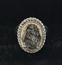 Vintage scrimshaw jewelry for sale  Camden