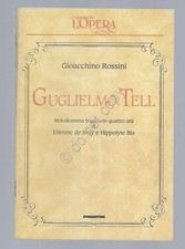 Guglielmo tell rossini usato  Milano
