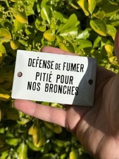 Plaque émaillée défense d'occasion  Castres