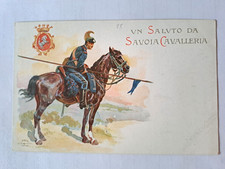 Savoia cavalleria. cartolina usato  Vanzaghello