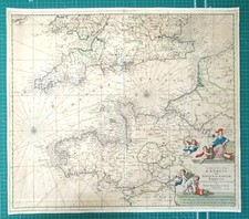 Antique sea chart for sale  SHREWSBURY