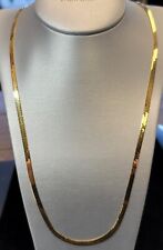 solid gold herringbone chain for sale  Overland Park