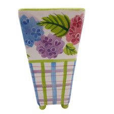 Floral plaid ceramic for sale  Lynnwood