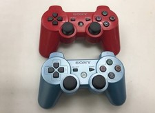 Usado, Genuíno Autêntico Sony Playstation 3 PS3 Controle DualShock Sixaxis VERMELHO Azul comprar usado  Enviando para Brazil