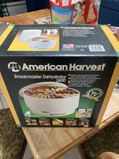 American Harvest Snackmaster desidratador 2400 FD-50/30 temperatura ajustável 2 com bandejas comprar usado  Enviando para Brazil