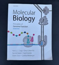 MOLECULAR BIOLOGY Principles of Genome Function 2nd Edition Textbook Oxford comprar usado  Enviando para Brazil