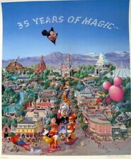 Disneyland lithograph years for sale  Nashport